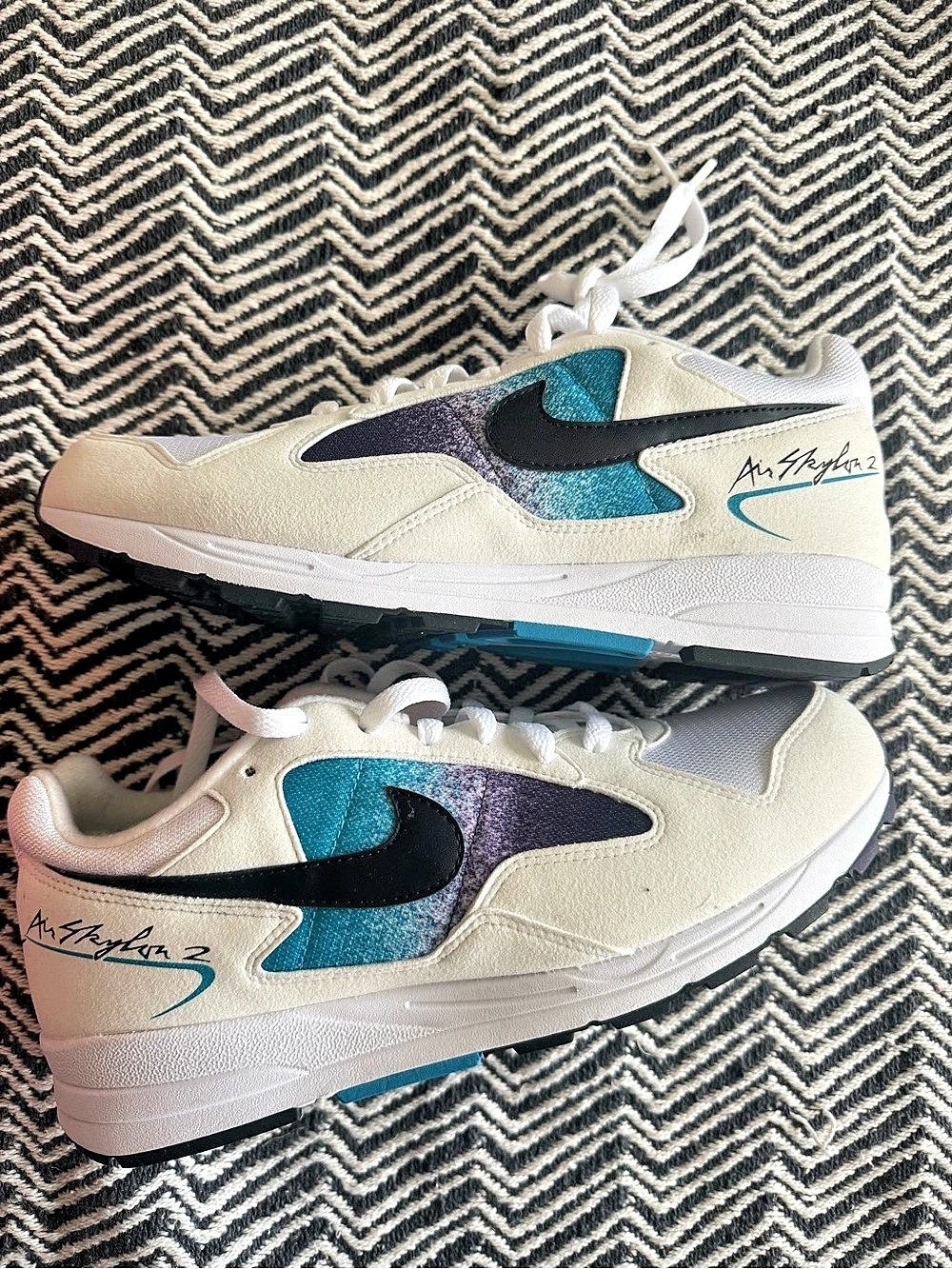 Nike Air Skylon 2 Hyper Royal Sneakers White & Blue